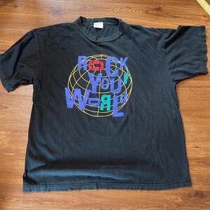 Vintage Rock And Roll Hall Of Fame “Rock Your World” XL Black Tee Shirt 90s